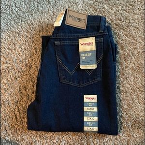 Brand New Dark Wash Wrangler Jeans
